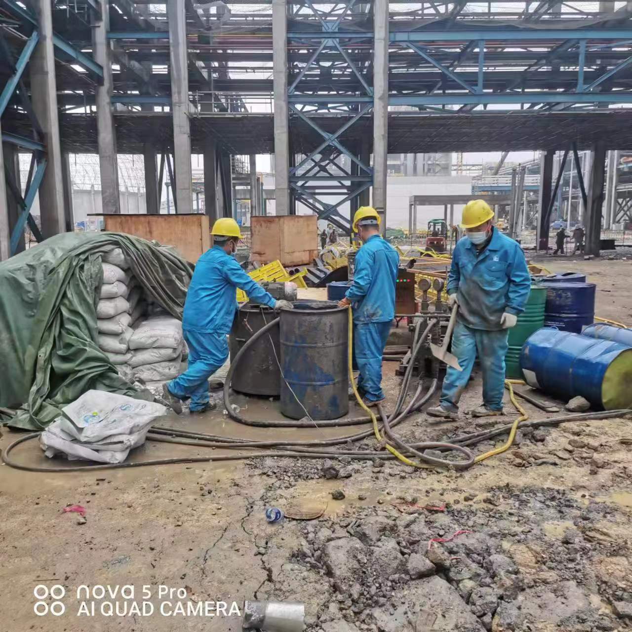 湘潭设备基础下沉沉降注浆加固施工